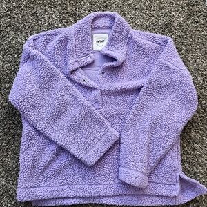 Aerie Lavender Textured Pullover
